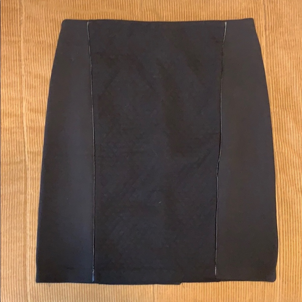 Black pencil skirt